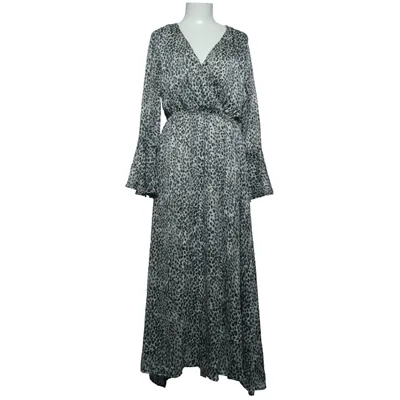 Maxikjole (Grå, Sort, Hvid) fra Queen's Fashion Collection Bomuld