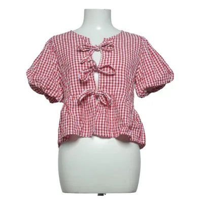 Dirndl blouse (Red, White) from Gina Tricot Organic cotton