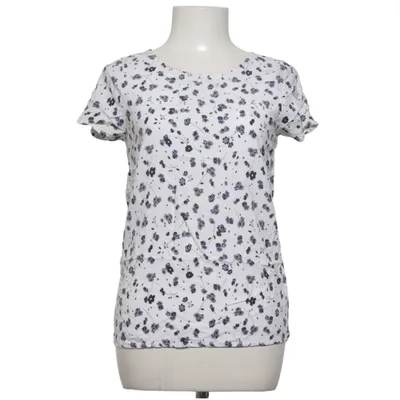 Top (Wit, Blauw) van Gina Viscose