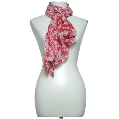 Shawl (Red, White) from Ginalaura Polyester