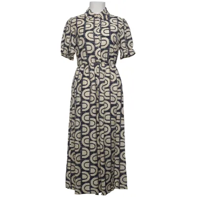 Shirt dress (Black, Beige) from Object Polyamide, Viscose