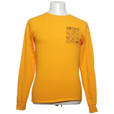 Langærmet t-shirt (Gul) fra 5BoroNYC Bomuld