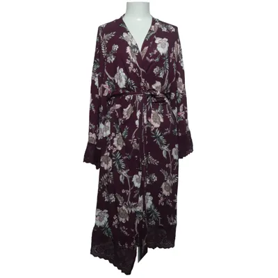 Robe de chambre (Violet, Blanc) de Cubus Élasthane, Viscose