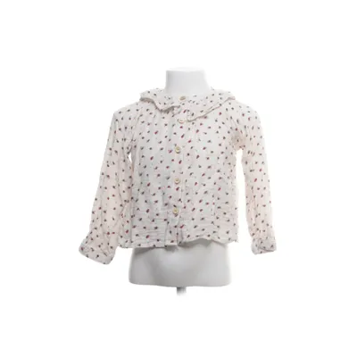 Blouse (Beige, Meerkleurig) van Zara Katoen, Viscose