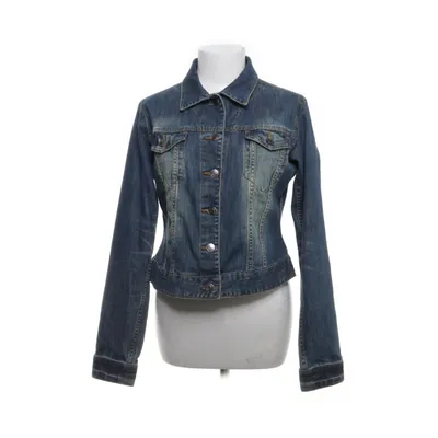 Denim jacket (Blue) from Milla Cotton, Elastane