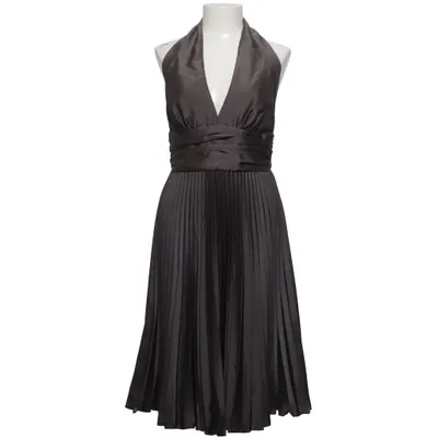 Robe dos-nu (Gris) de Vera Mont Acétate, Polyester