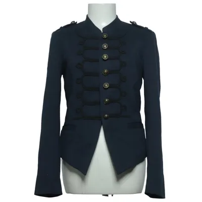 Cardigan (Blue) from VILA Cotton, Elastane, Polyamide, Polyester