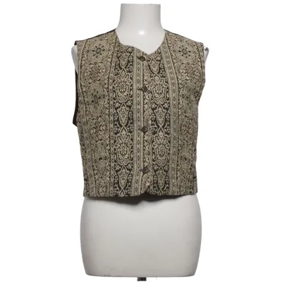 Gilet (Bruin, Beige) van Mari Philippe Katoen, Polyester, Viscose