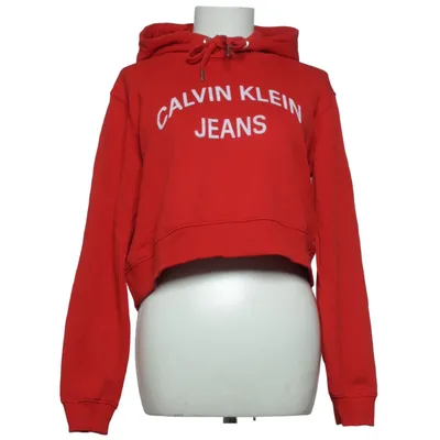 Hættetrøje (Rød) fra Calvin Klein Jeans Bomuld, Elastan