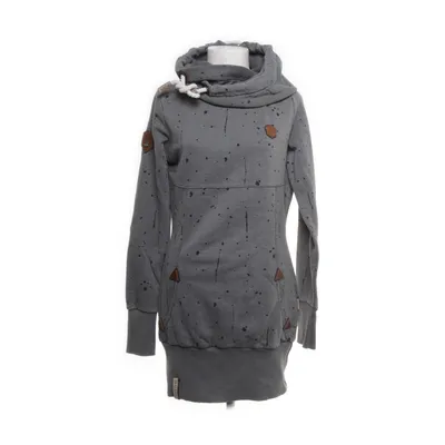 Capuchon jurk (Grijs, Zwart) van Naketano Katoen, Polyester
