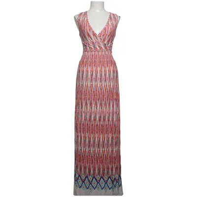 Robe longue (Multicolore) de Peacocks Élasthane, Viscose