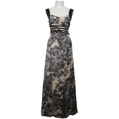 Maxi dress (Black, Beige) from Superstar Acetate, Elastane, Polyester