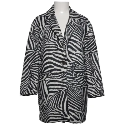 Coat (Black, White) from Ymhy Cotton, Polyester