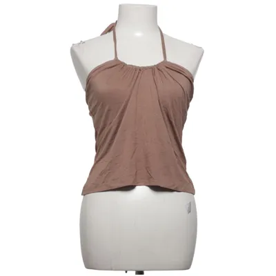Halterneck top (Brun) fra Bubbleroom Elastan, Viscose