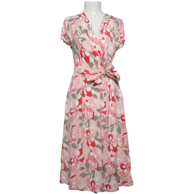 Slå-om-kjole (Pink, Rød, Grøn) fra Taifun Polyester, Viscose