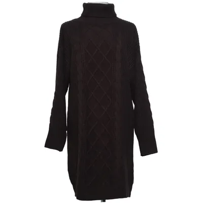Turtleneck kjole (Brun) fra Pure Friday Akryl