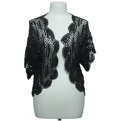 Bolero (Zwart) van Daxon Metallvezel, Polyester, Viscose