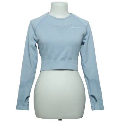 Sports top (Blue) from Divina Elastane, Polyamide