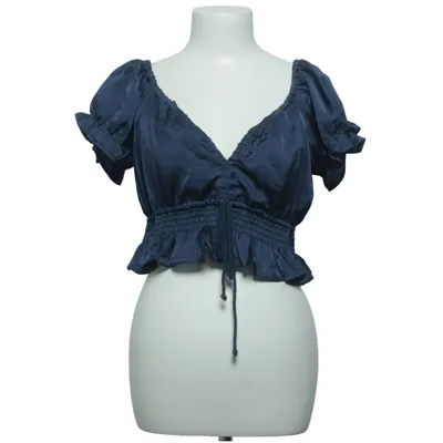 Crop top (Blue) from Tree of Life Viscose