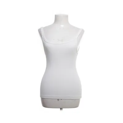 Tanktop (Wit) van H&M Basic Katoen, Elastaan