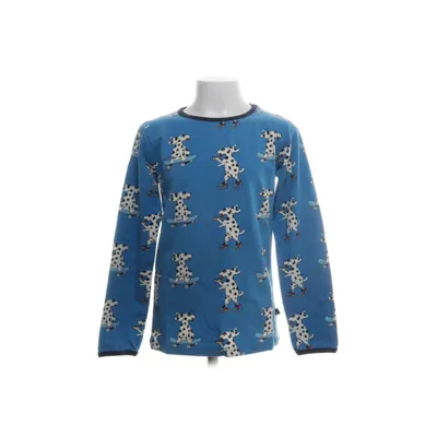 Lange mouwen shirt (Blauw, Meerkleurig) van Småfolk Organisch katoen, Elastaan