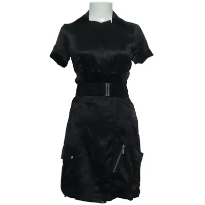 Kleid (Schwarz) von Karen Millen Baumwolle, Seide