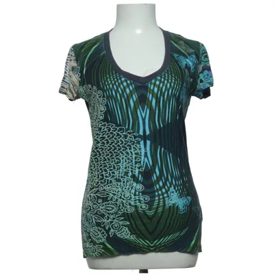 T-shirt (Blue, Green, Multicolored) from Desigual Viscose