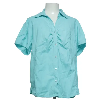 Chemise à manches courtes (Bleu) de Zhenzi Coton