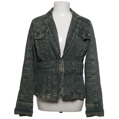 Veste en jean (Bleu) de Denim Coton, Élasthane