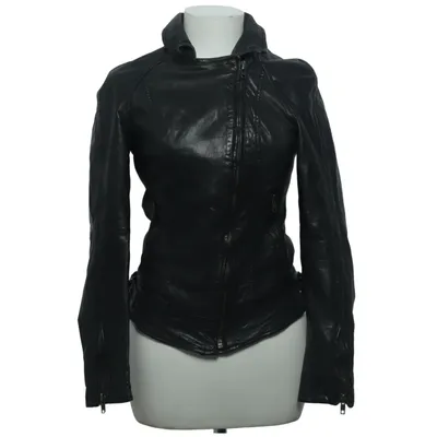 Biker jacket (Black) from Muubaa Cotton, Leather, Polyester