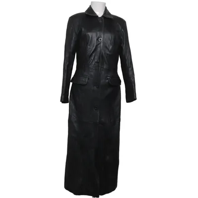 Läderkappa (Svart) från Sticks and Stones Skinn, Polyester