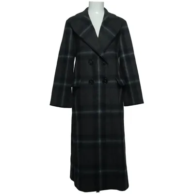 Coat (Gray, Black) from Zara Woman Studio Polyamide, Wool
