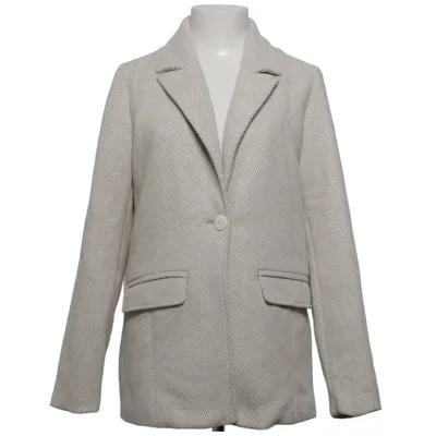 Manteau (Beige) de Dreimaster Acrylique, Coton, Polyester, Viscose