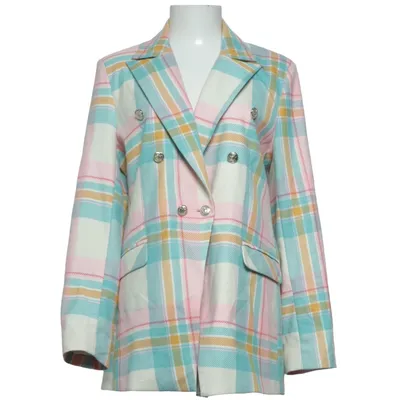Blazer (Beige, Multicolore) de Sempre Élasthane, Polyester, Viscose