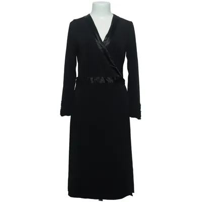 Slå-om-kjole (Sort) fra Wica Elastan, Polyester