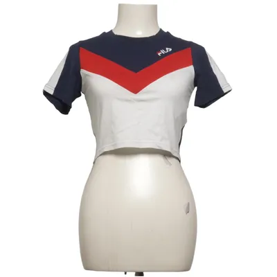 T-shirt (Blauw, Wit, Rood, Meerkleurig) van Fila Katoen, Elastaan