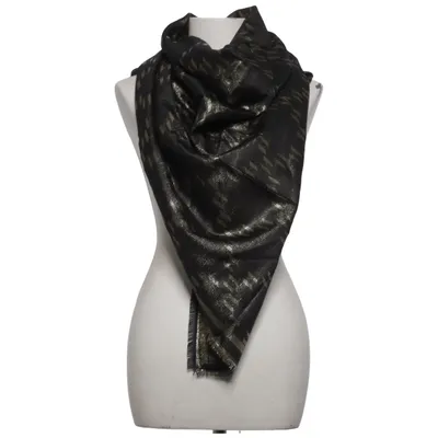 Châle (Monogram ) de Karl Lagerfeld Coton, Fibre métallique, Nylon, Soie
