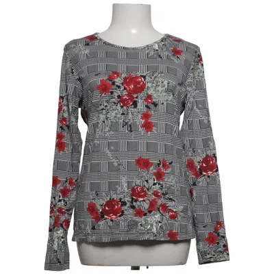 Blouse (Black, White, Red) from Bonprix Collection Elastane, Viscose