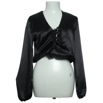 Wrap blouse (Lace Up) from NLY One Elastane, Polyester