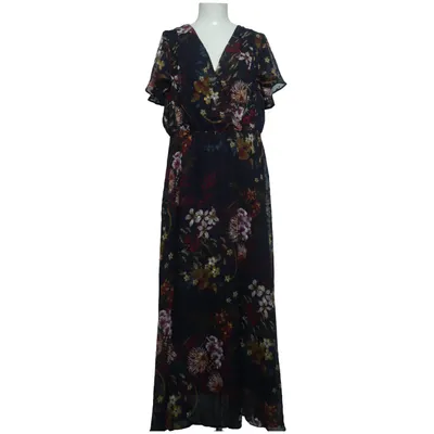 Maxi dress (Blue, Multicolored) from Lane Bryant Polyester