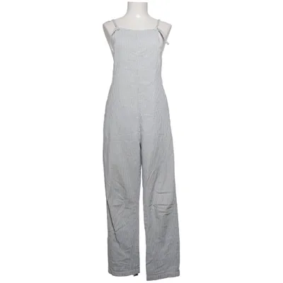 Hängselbyxor (Blå, Vit) från Dedicated Bomull