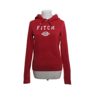 Hoodie (Red) from Abercrombie & Fitch Cotton, Polyester