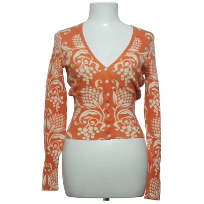 Cardigan (Orange, Beige) fra Lucky Kashmir