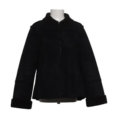 Veste en peau de mouton retournée (Noir) de Mou Acrylique, Polyester