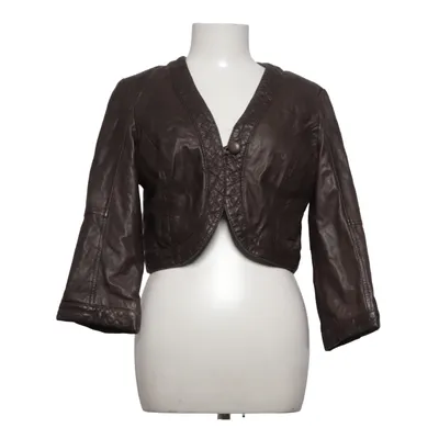 Leren jack (Bruin) van Soyaconcept Leer, Polyester