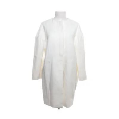 Jas (Wit) van Zara Basic Outerwear Katoen, Polyester