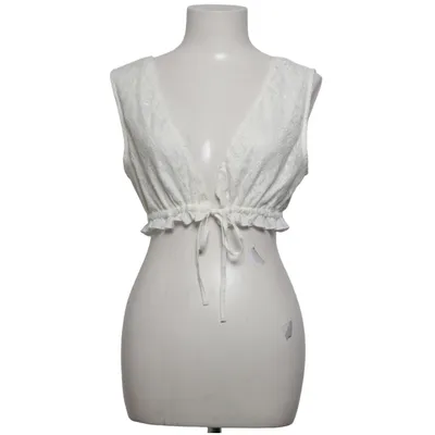 Crop top (Blanc) de Showpo Élasthane, Polyamide, Polyester