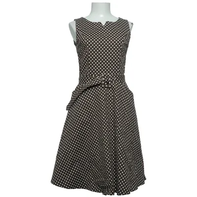 Dress (Brown, White) from Glinder Cotton, Elastane