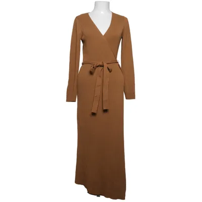 Maxikjole (Brun) fra Mango Linned, Polyester, Viscose