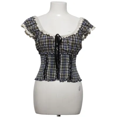 Dirndl blouse (Blue, Black, Yellow) from Urban Outfitters Cotton